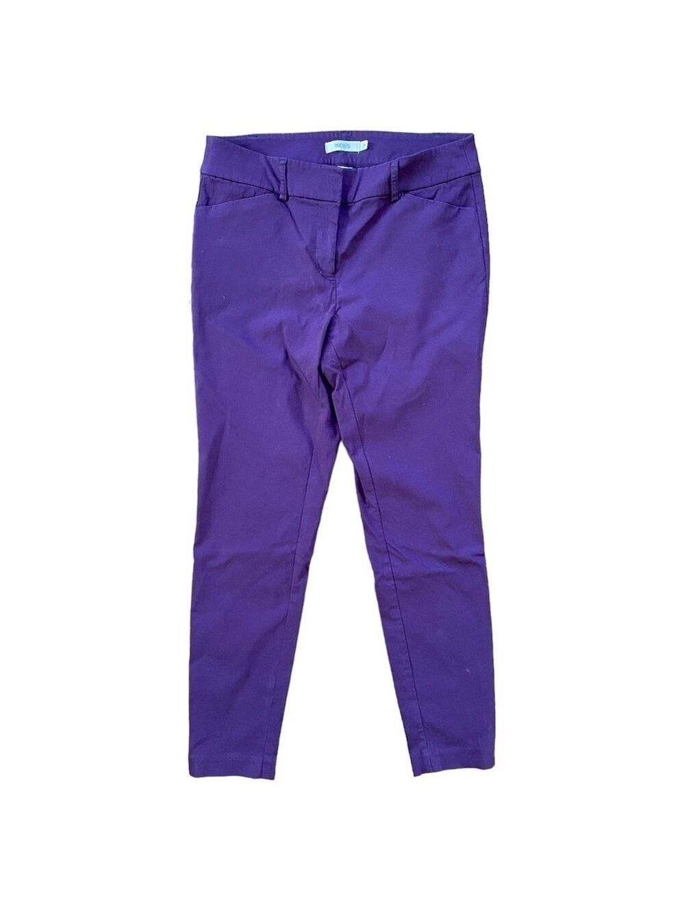 2/$15 Ricki's Dark Purple Cropped Skinny Pants Size 6